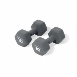 Physical Company Neo-Hex Dumbbells (Pair) 1- 10kg