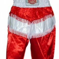 Serious Fitness Pro "V" Tassel Satin Boxing Shorts