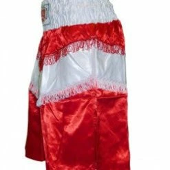 Serious Fitness Pro "V" Tassel Satin Boxing Shorts