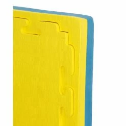 Serious Fitness 40mm Tatami 1m X 1m Premium Yellow & Blue Jigsaw Mats