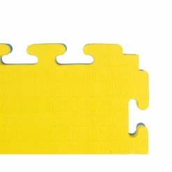 Serious Fitness 40mm Tatami 1m X 1m Premium Yellow & Blue Jigsaw Mats