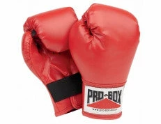 Pro Box KIDZ PU PLAY GLOVES - Red, Black Or Pink