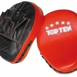 TOP TEN FOCUS MITTS BLACK/RED
