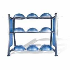 Physical Company BOSU® Rack With 9 BOSU® Balance Trainers