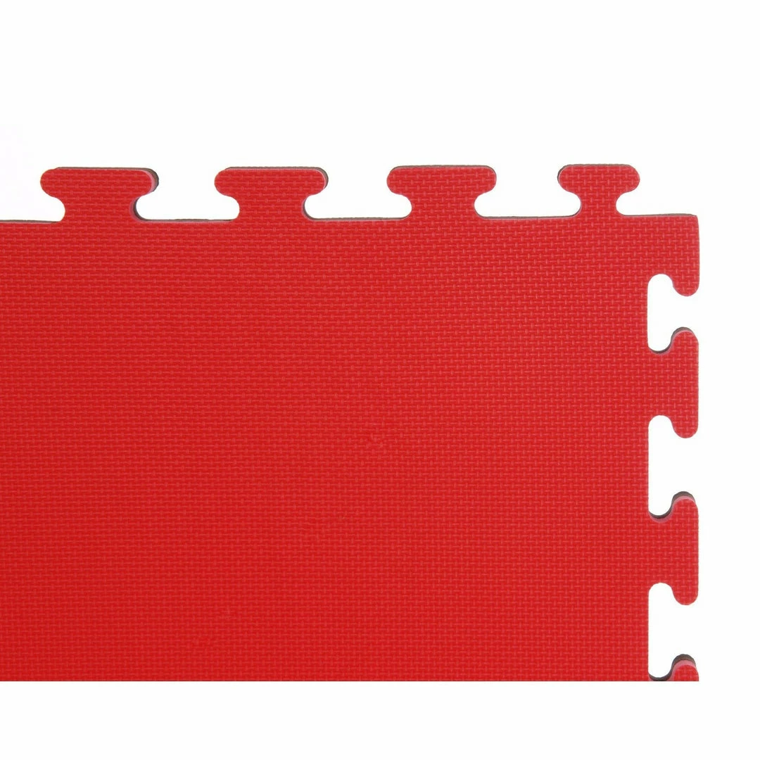 Serious Fitness 20mm Premium Standard Red And Black Jigsaw Mats Reversible