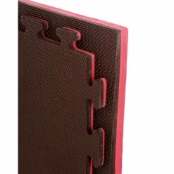Serious Fitness 20mm Premium Standard Red And Black Jigsaw Mats Reversible