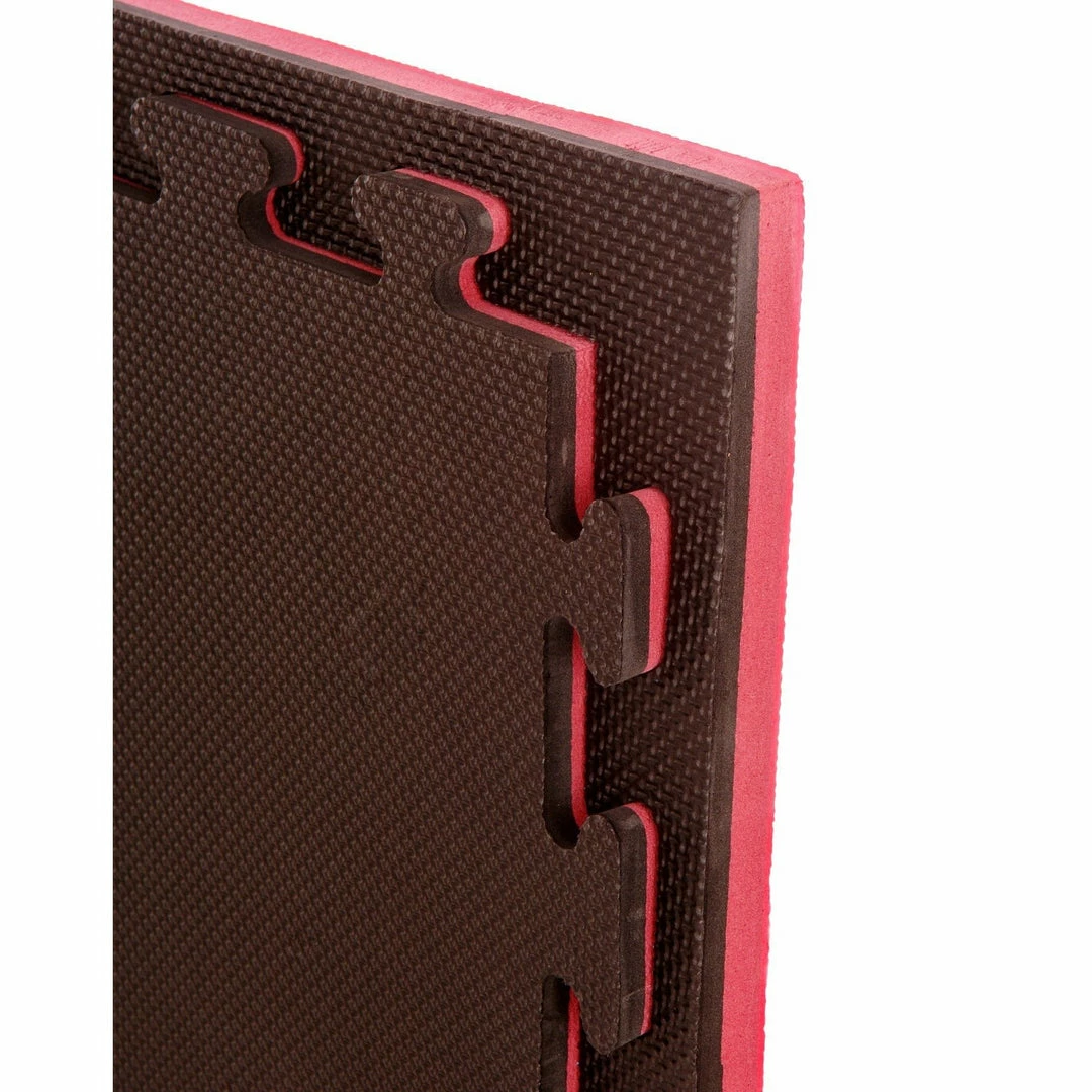 Serious Fitness 20mm Premium Standard Red And Black Jigsaw Mats Reversible
