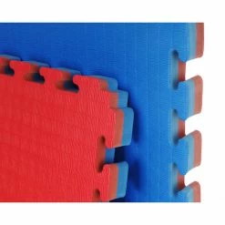 Serious Fitness 40MM PREMIUM TATAMI JIGSAW MATS REVERSIBLE RED AND BLUE 1M X 1M