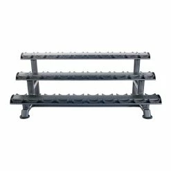 Physical Company Horizontal Dumbbell Saddle Rack (Empty) - 6, 10 Or 15 Pairs Options