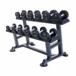 Physical Company Horizontal Dumbbell Saddle Rack (Empty) - 6, 10 Or 15 Pairs Options