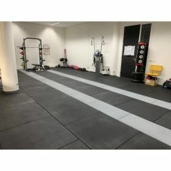 Serious Fitness Black Rubber Gym Flooring - 20mm Or 30mm X 1m X 1m