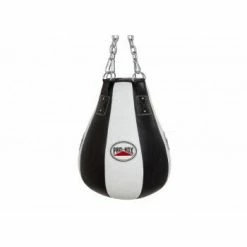 Pro Box BLACK/WHITE LEATHER HEAVY MAIZE BAG