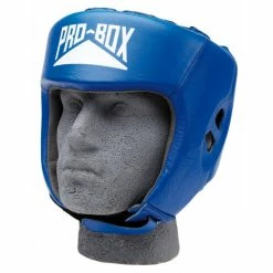 Pro Box LEATHER CLUB ESSENTIALS HEADGUARD - Black, Red Or Blue