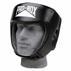 Pro Box LEATHER CLUB ESSENTIALS HEADGUARD - Black, Red Or Blue