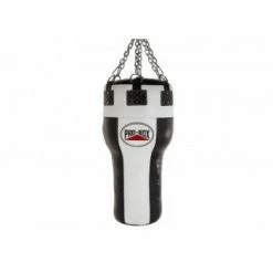 Pro Box BLACK/WHITE LEATHER ANGLE BAG