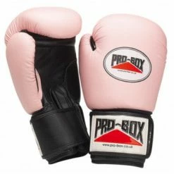 Pro Box PINK COLLECTION LEATHER TRAINING GLOVES