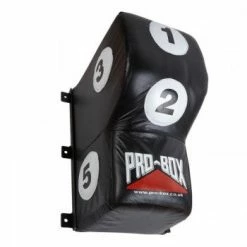 Pro Box BLACK/WHITE LEATHER UPPERCUT WALL PAD