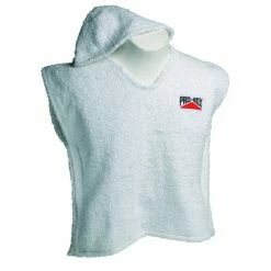 Pro Box HOODED TOWELLING PONCHO - Black Or White