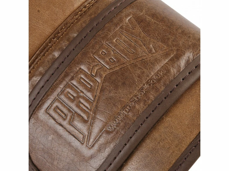Pro Box ORIGINAL VINTAGE TAN BOXING GLOVES - 10, 12, 14 Or 16oz
