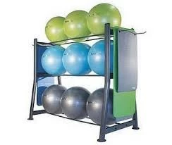 Physical Company Storage Rack (Empty) - Holds 9 Stability Ball Or 9 BOSU & Gym Mats