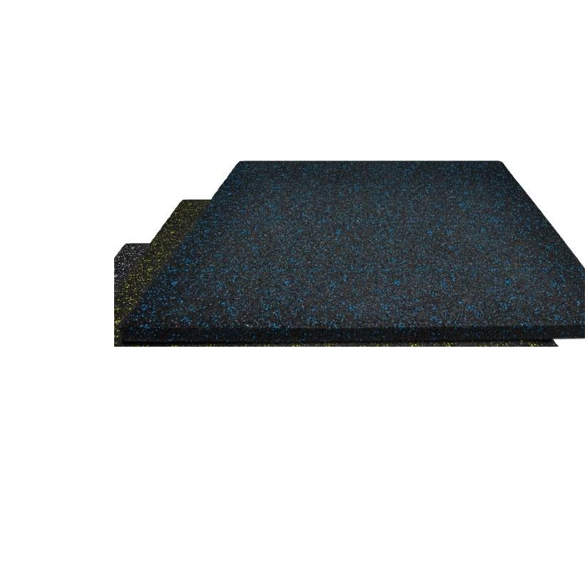 Serious Fitness Rubber Fleck Gym Flooring 20mm X 1m X 1m - Grey, Blue Or Yellow Fleck
