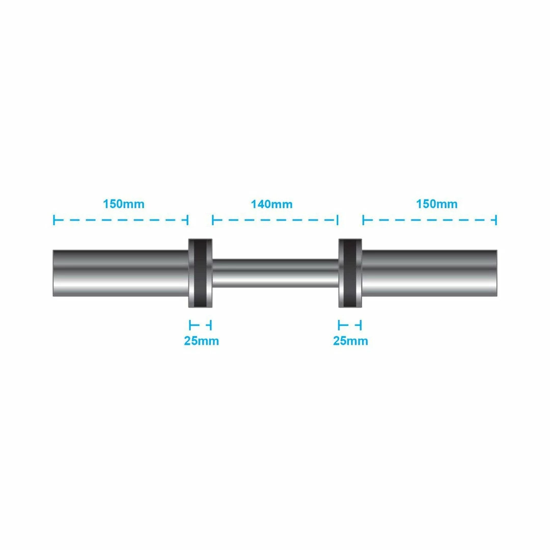 Physical Company Pro Olympic Dumbbell Bar (Single)