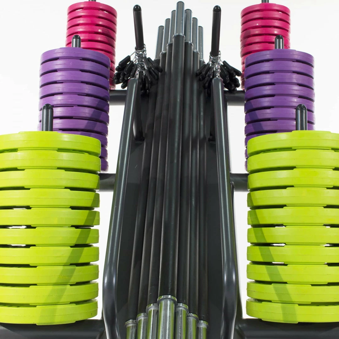 Physical Company Rubber Body Pump Set Club Pack With Racks (12 Sets)