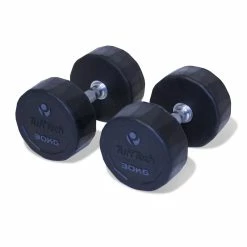 Physical Company TuffTech Rubber Dumbbells (Pair)
