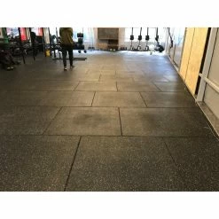 Serious Fitness Rubber Fleck Gym Flooring 20mm X 1m X 1m - Grey, Blue Or Yellow Fleck
