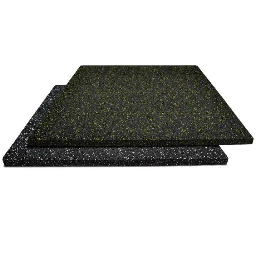 Serious Fitness Rubber Fleck Gym Flooring 20mm X 1m X 1m - Grey, Blue Or Yellow Fleck